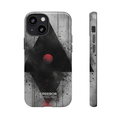Crimson Core Geometry iPhone 13 - Tough