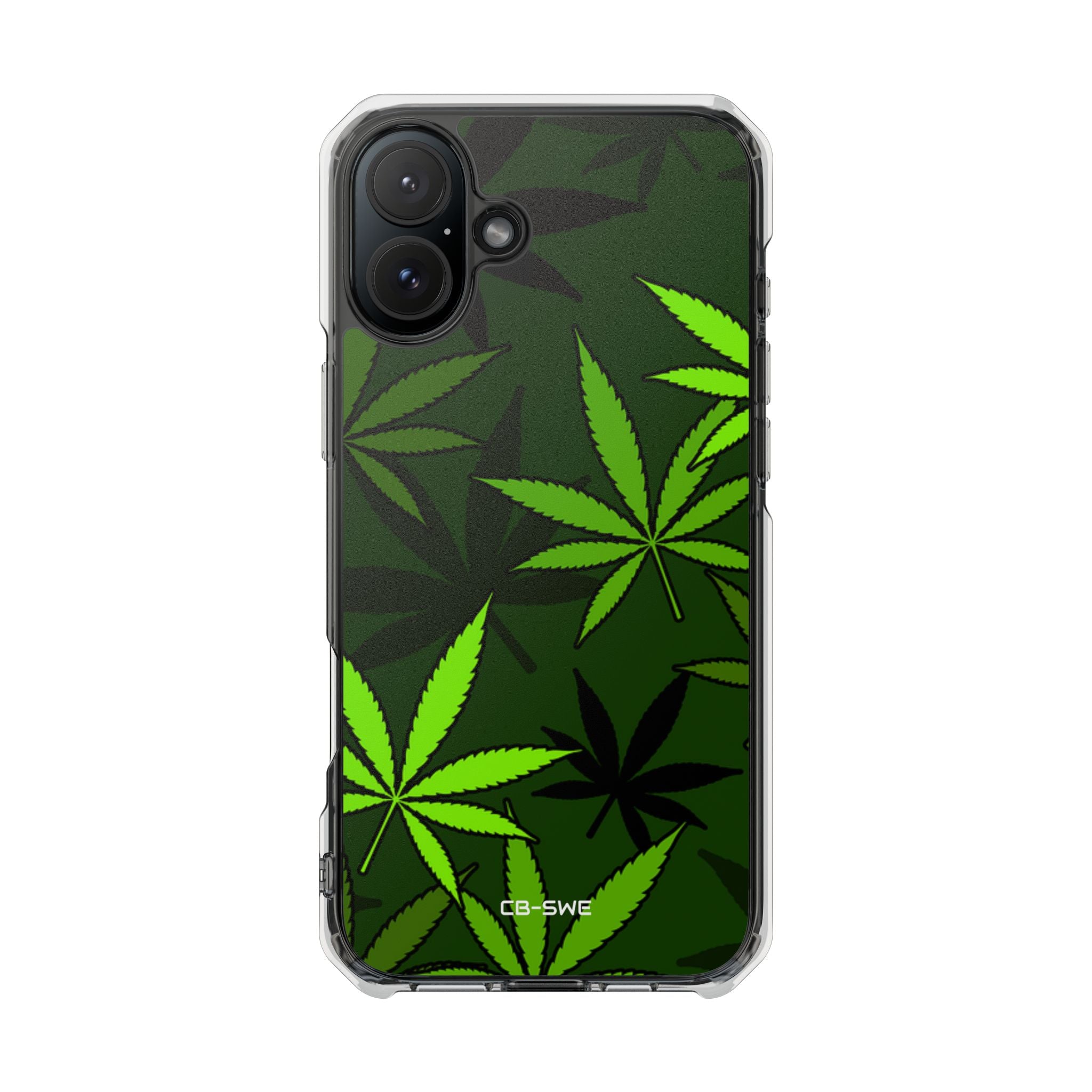 Green Leaf Symmetry iPhone Case - Impact
