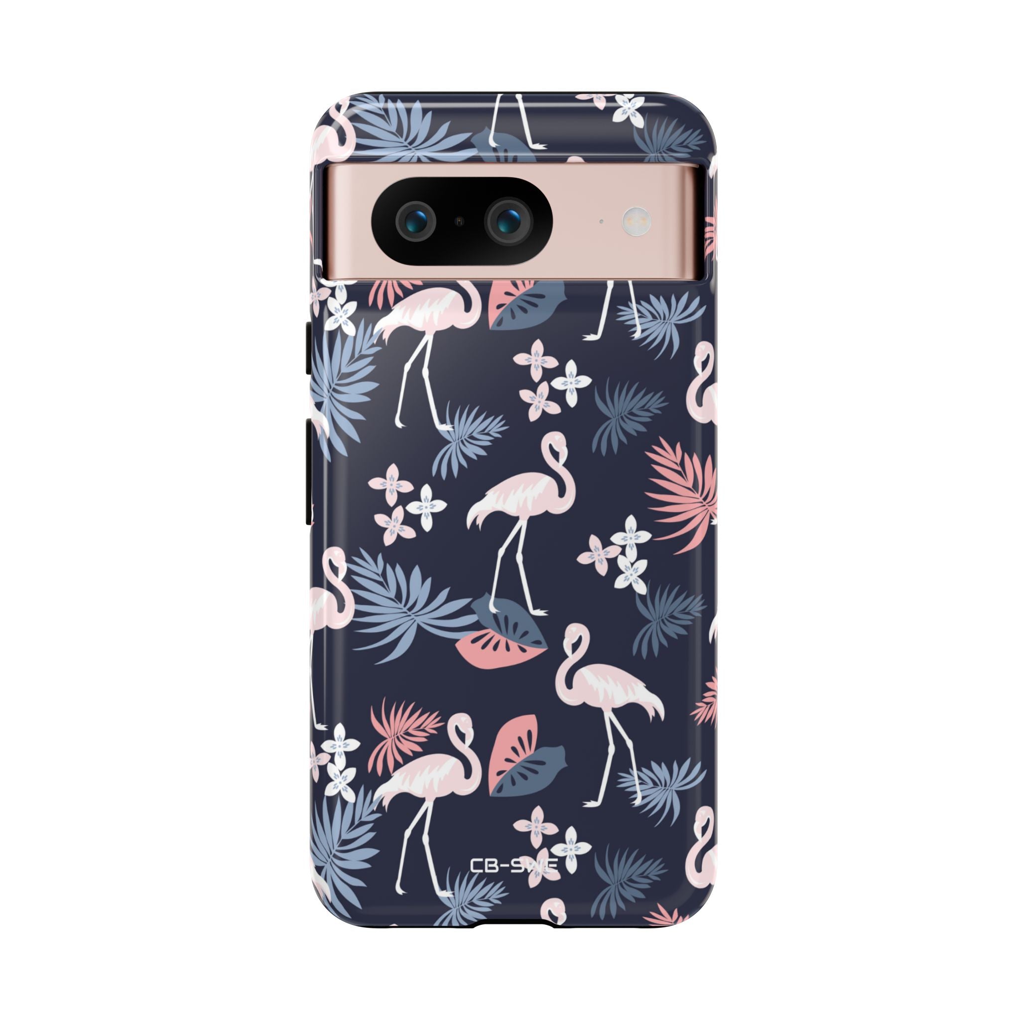 Flamingos Dance Playfully - Google Pixel Case