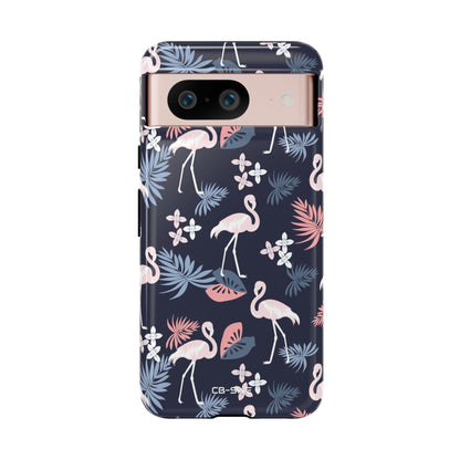 Flamingos Dance Playfully - Google Pixel Case