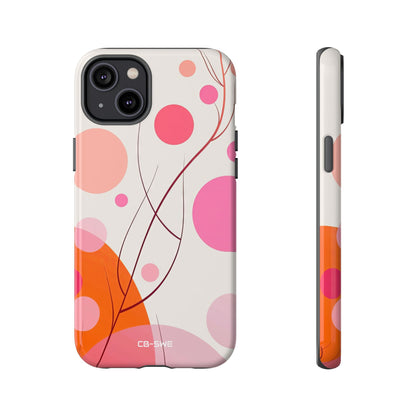 Circles Embrace Lines - iPhone Case