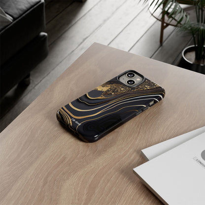 Elegant Gold Streams - iPhone Case