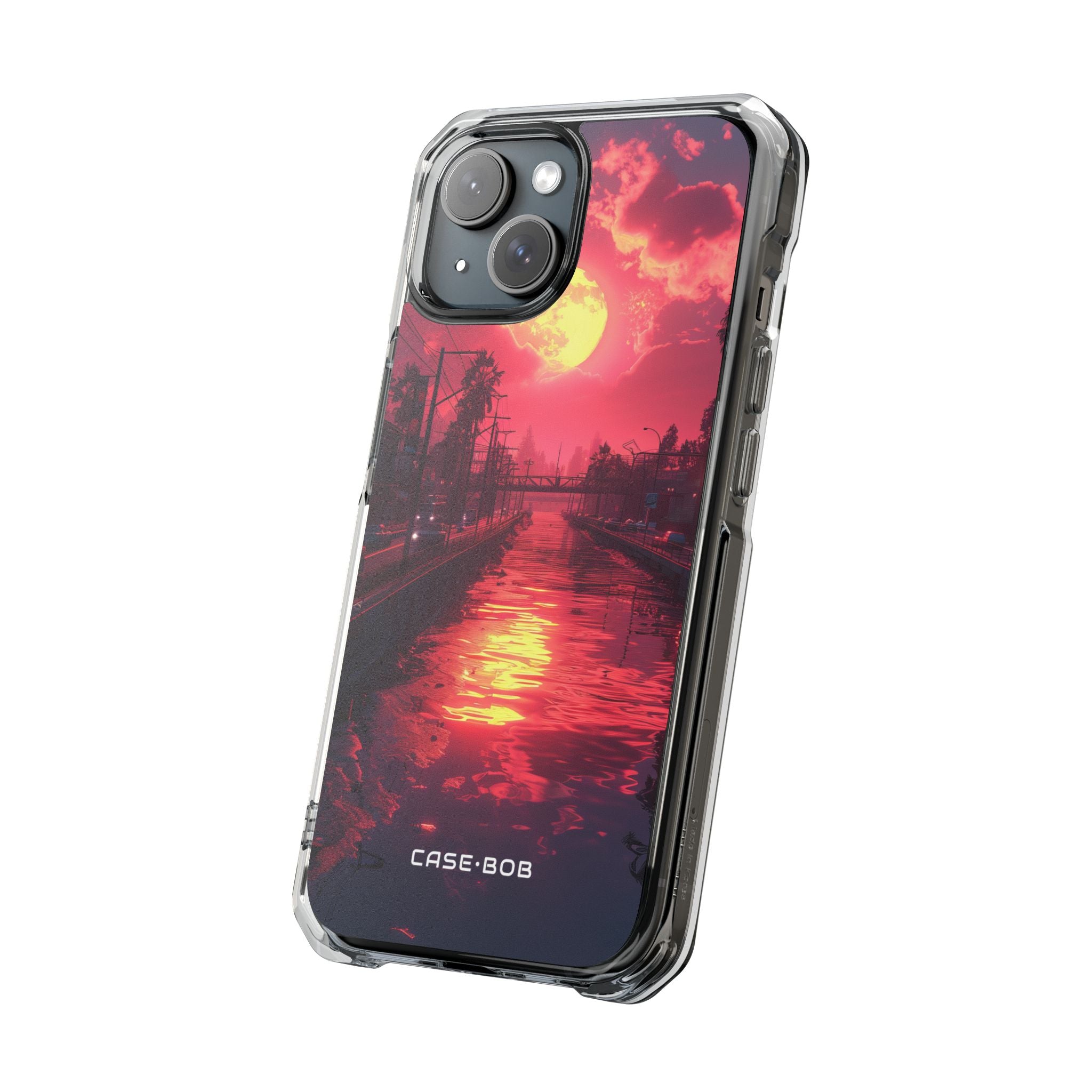 Moonlit Canal Glow iPhone 15 Case - Impact