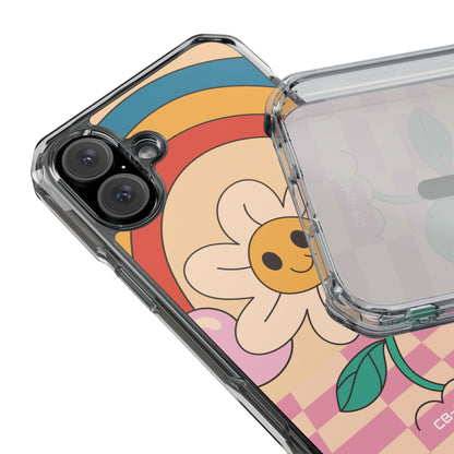 Joyful Retro Bloom iPhone Case - Impact