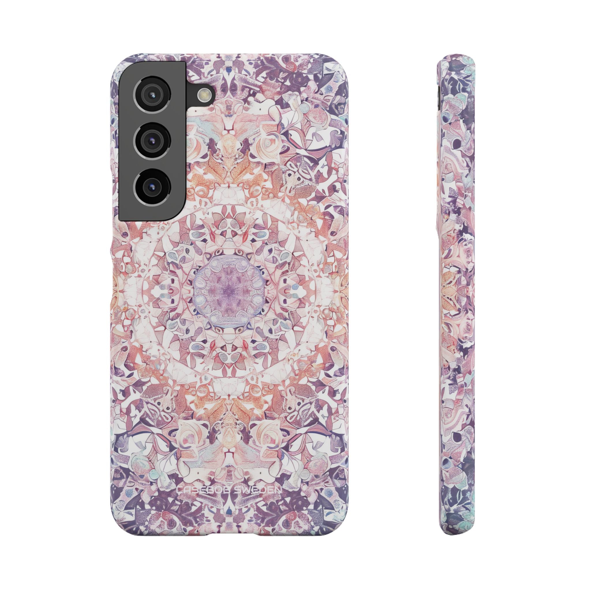 Purple Pink Mandala - Slim Samsung S22 Phone Case