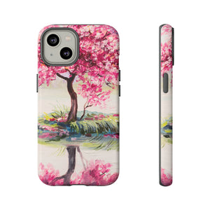 Oil painting - Oriental Cherry Tree - Protective Phone Case