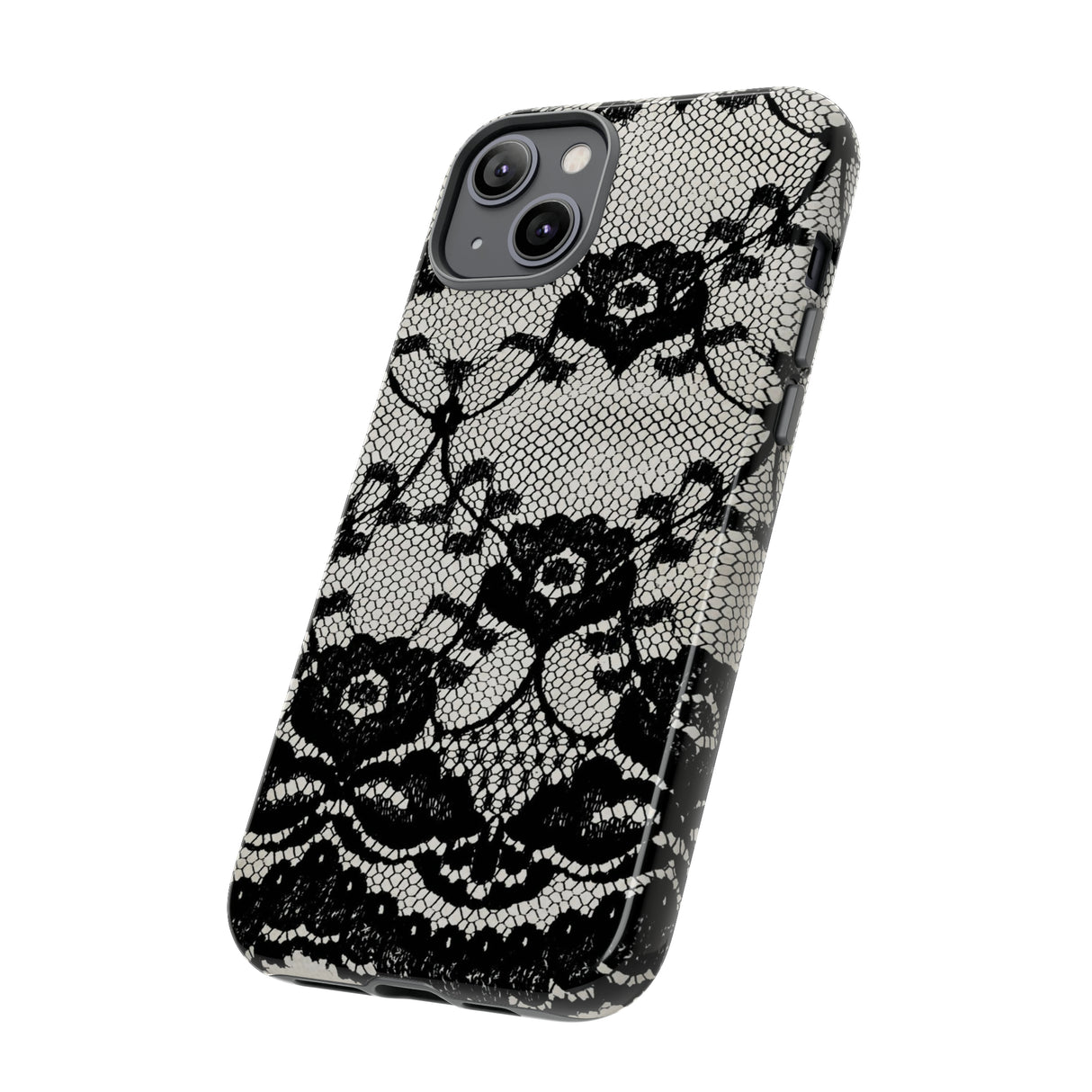 Lilrunge Gothic Flower - Protective Phone Case