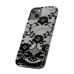 Lilrunge Gothic Flower - Protective Phone Case