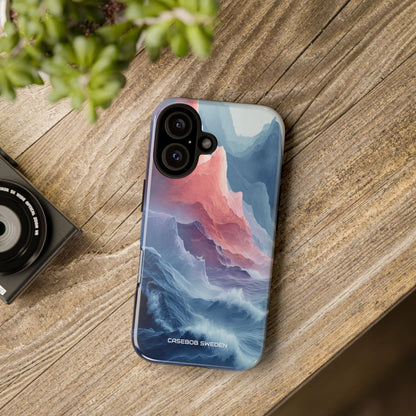 Mountain Wave Serenity - Tough iPhone 16 Phone Case