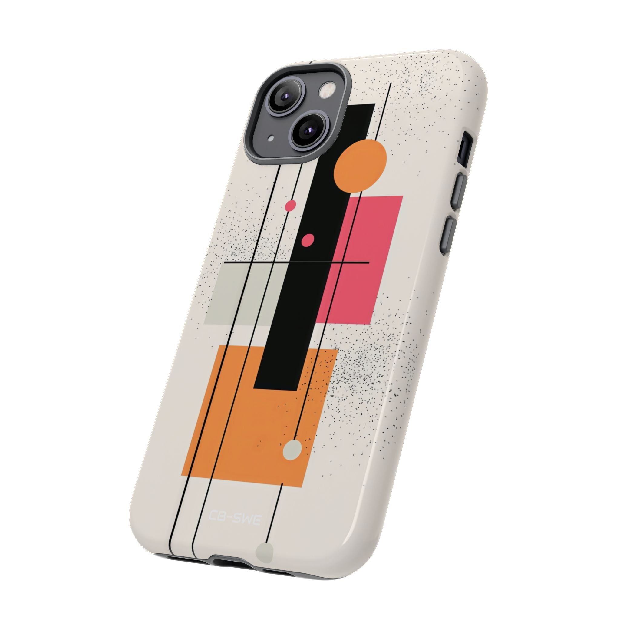 Shapes Dance Playfully - iPhone Case