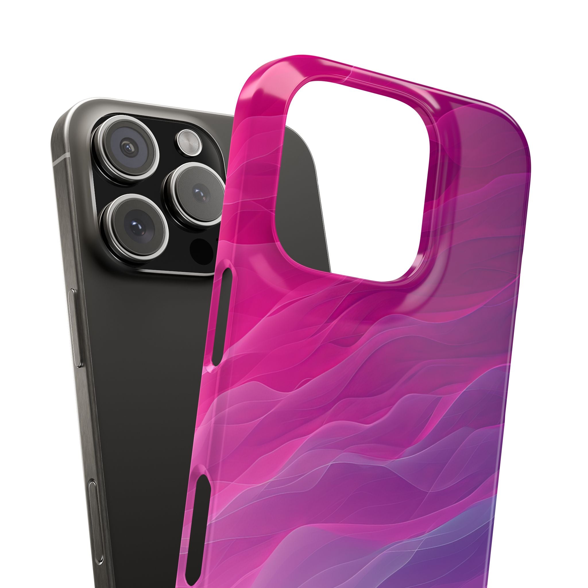 Gradient Oceanflow Waves iPhone 16 - Slim Phone Case