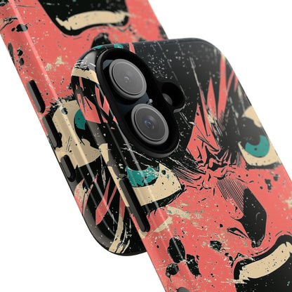 Screaming Face Pink iPhone 16 Pro Case - Tough