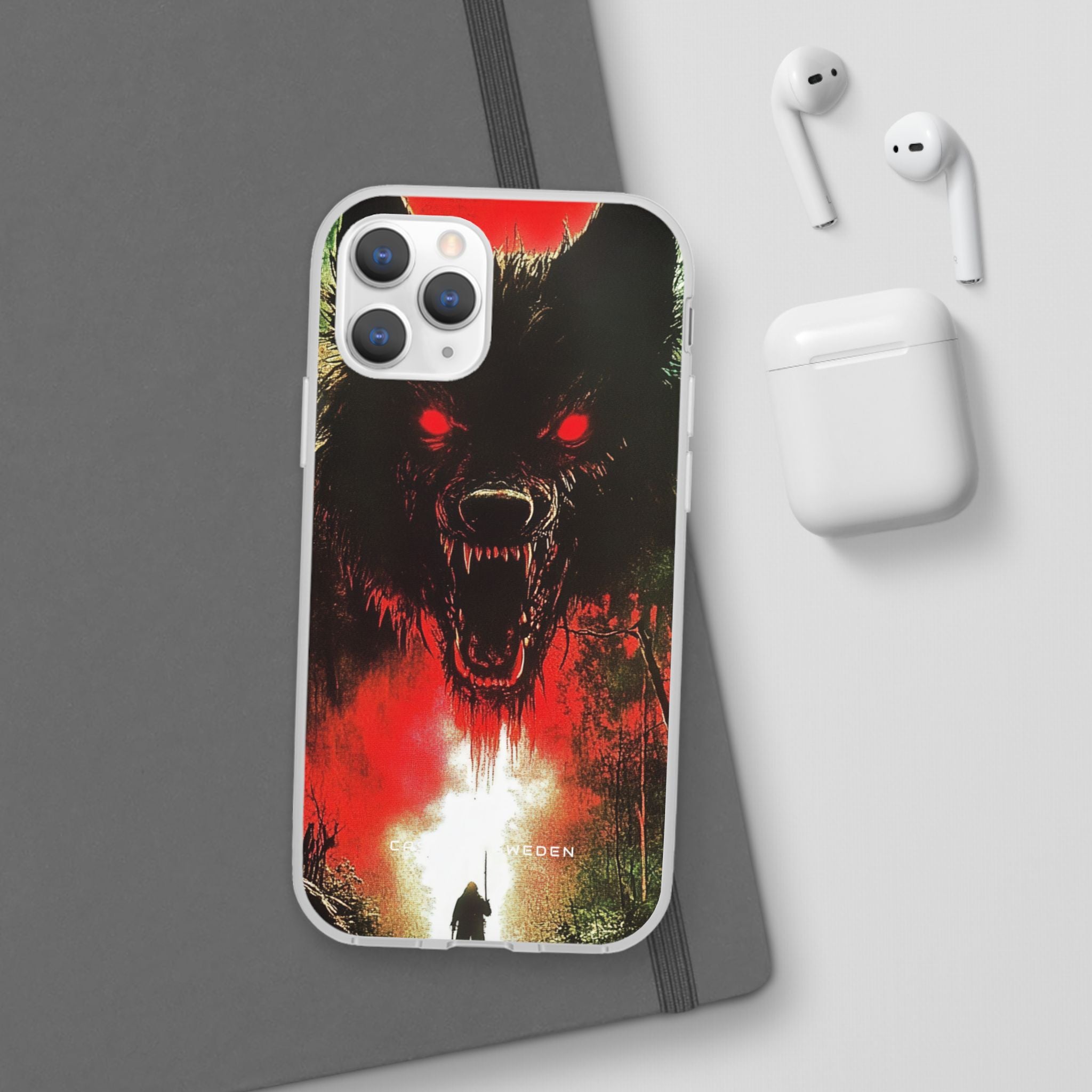 Bloodmoon Wolf's Lament iPhone 11 - Flexi Phone Case