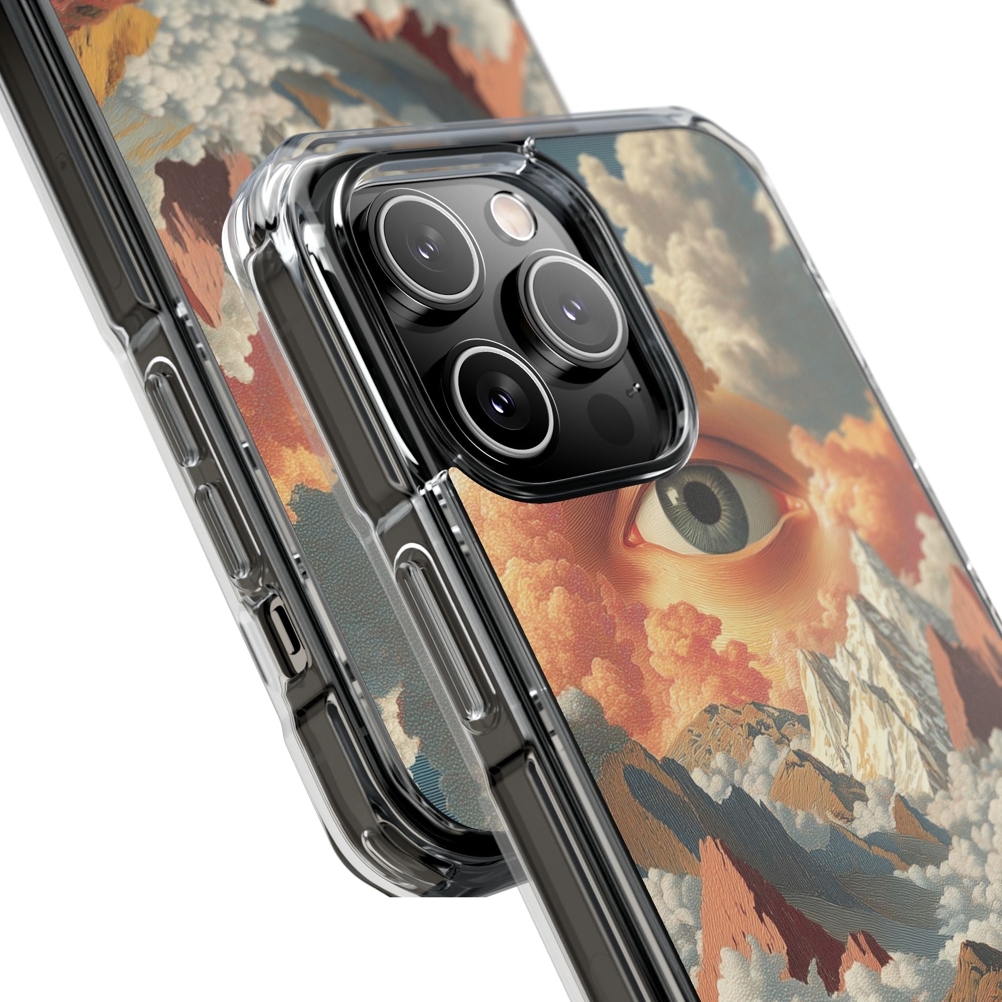 Eye Reflects Mountains iPhone Case - Impact