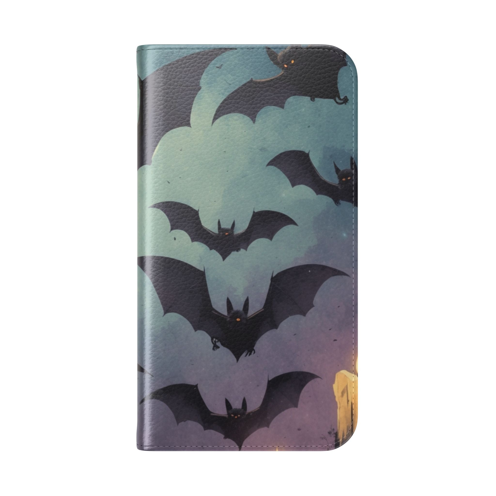 Glowing Bat Wings - iPhone 15 Pro Case - Wallet
