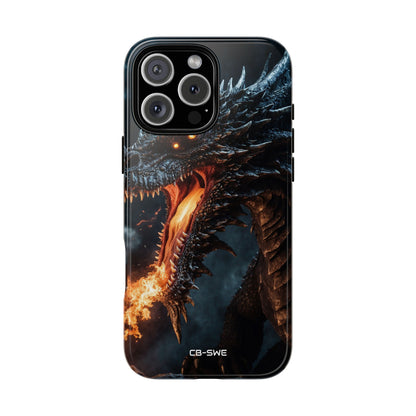 Fiery Breath Erupts - iPhone Case