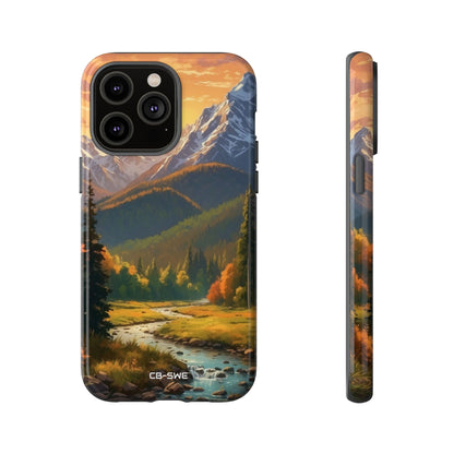 Mountain Reflections Glimmer - iPhone Case