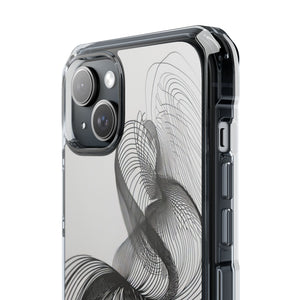 Fluid Elegance – Handyhülle für iPhone (Clear Impact – Magnetisch) 