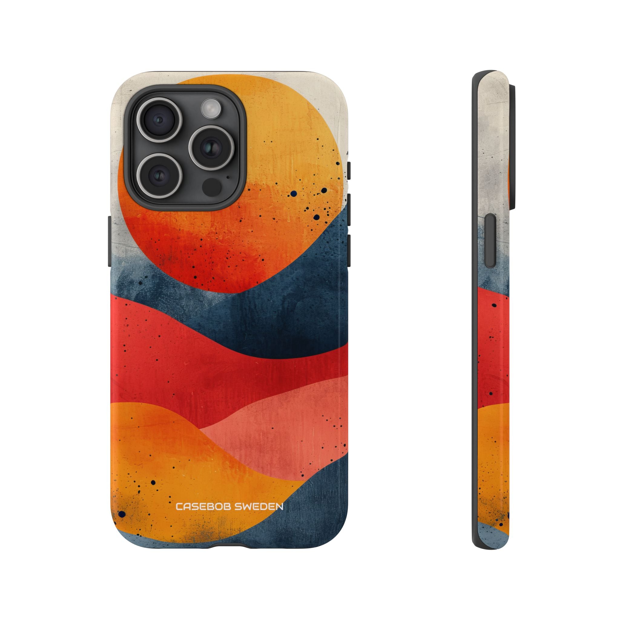 Sunburst Waves - Tough iPhone 15 Phone Case