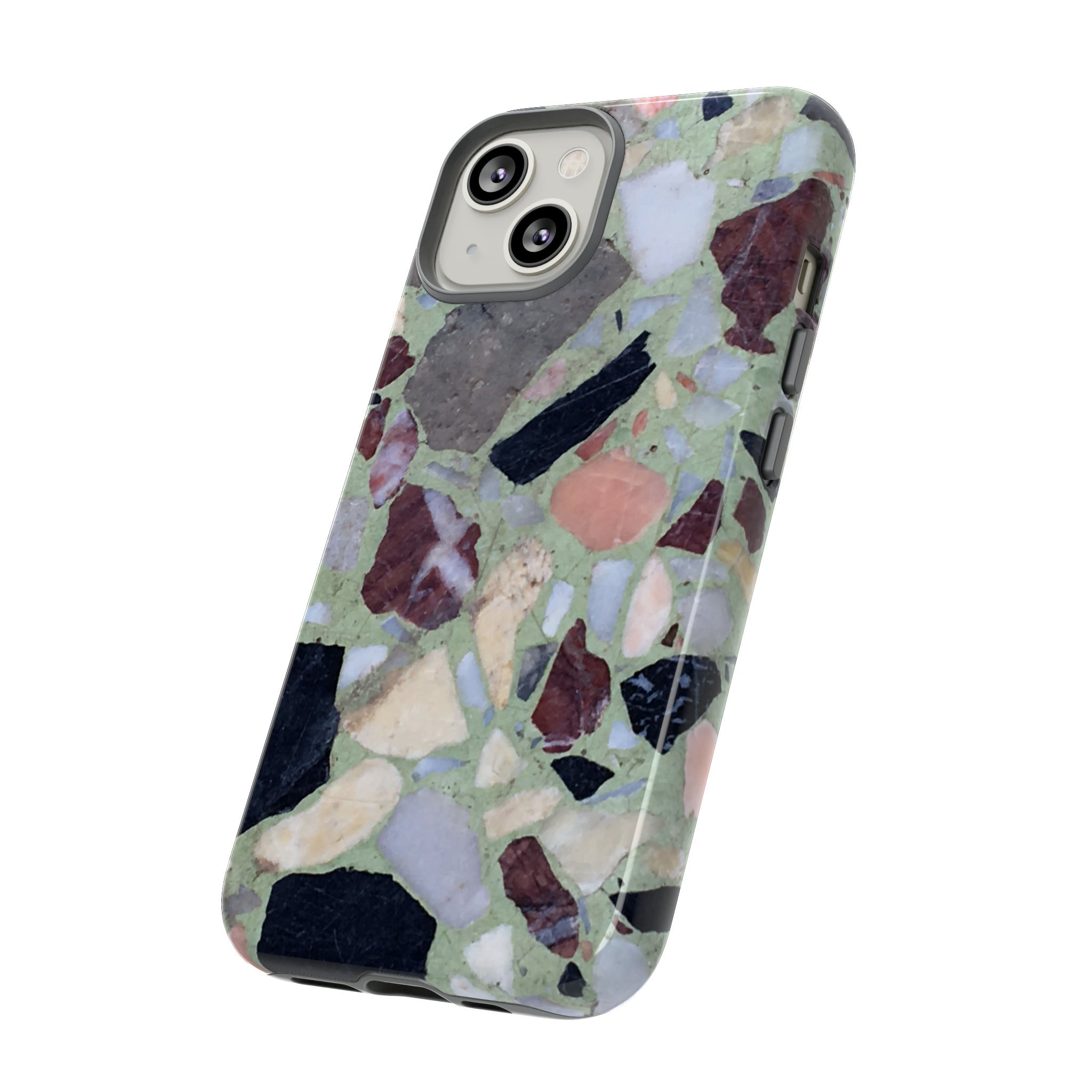 Terrazzo in Green - Protective Phone Case