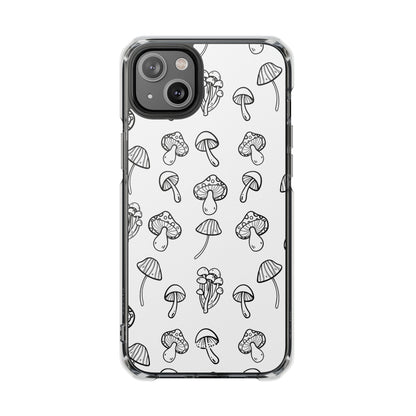 Mushroom Line Play iPhone Case - Impact