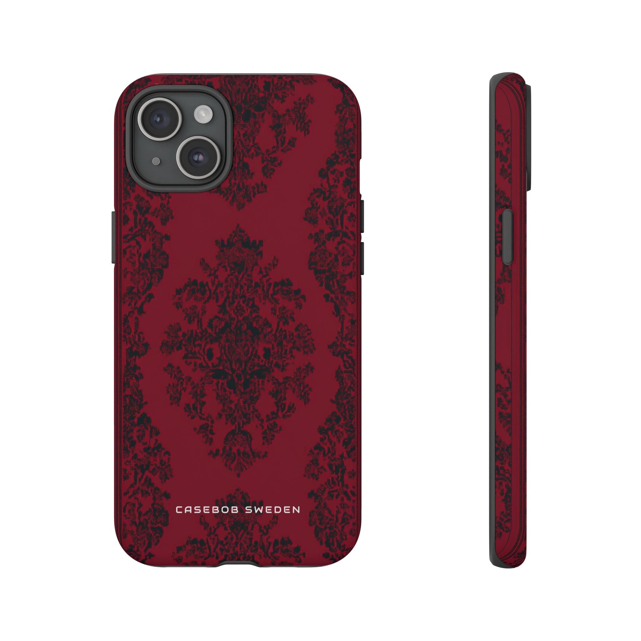 Gothic Crimson Elegance iPhone 15 - Tough Phone Case