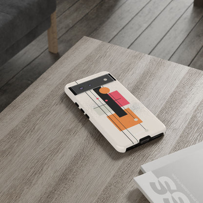 Shapes Dance Playfully - Google Pixel Case
