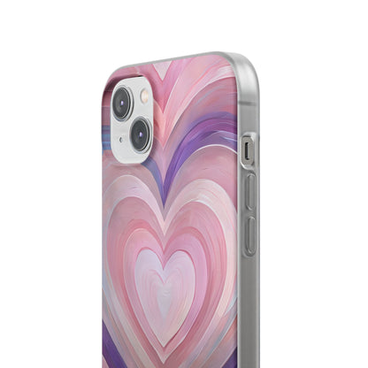 Radiant Heartbrush iPhone 14 Plus Case - Soft