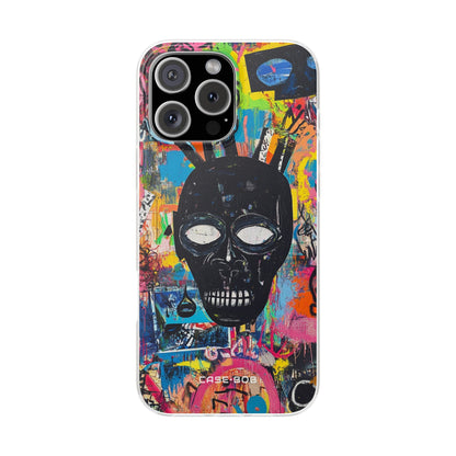 Skull Vortex iPhone 16 Pro Max Case - Soft