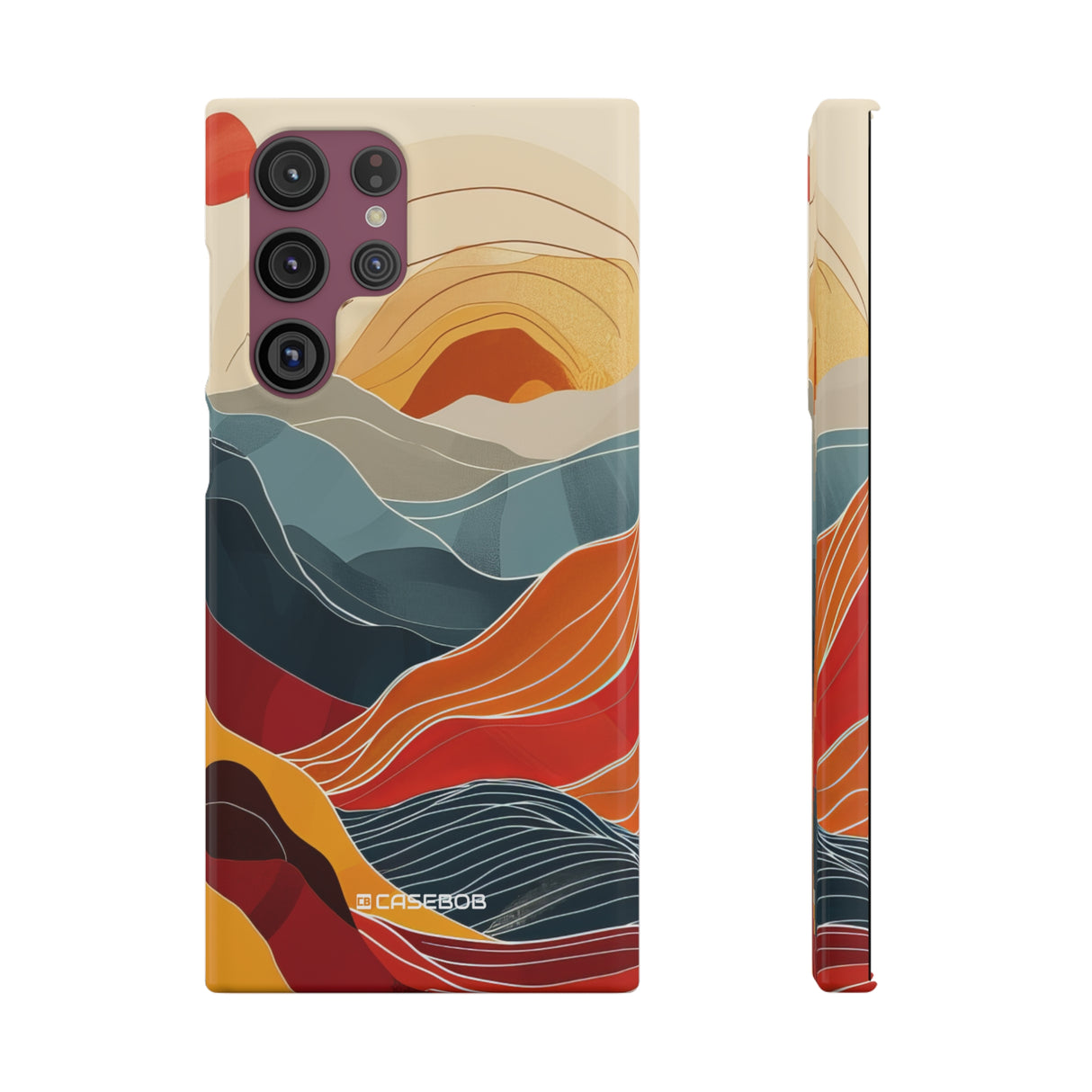 Sunset Waves | Slim Phone Case for Samsung