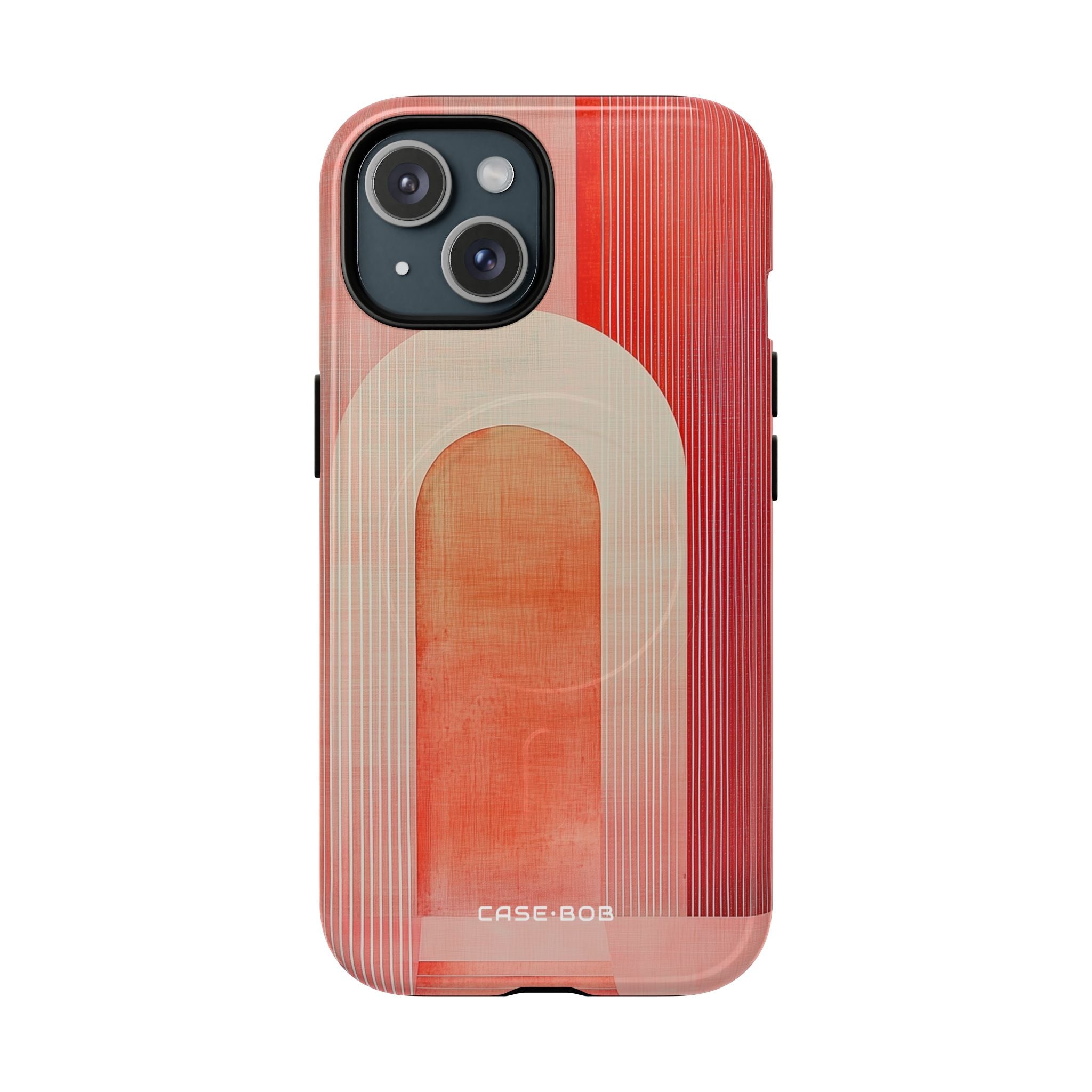 Crimson Arches iPhone 15 Case - Tough+