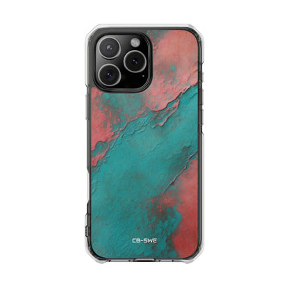 Turquoise Waves Dance iPhone Case - Impact