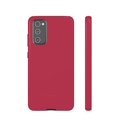 Bright Red Maroon - Protective Phone Case