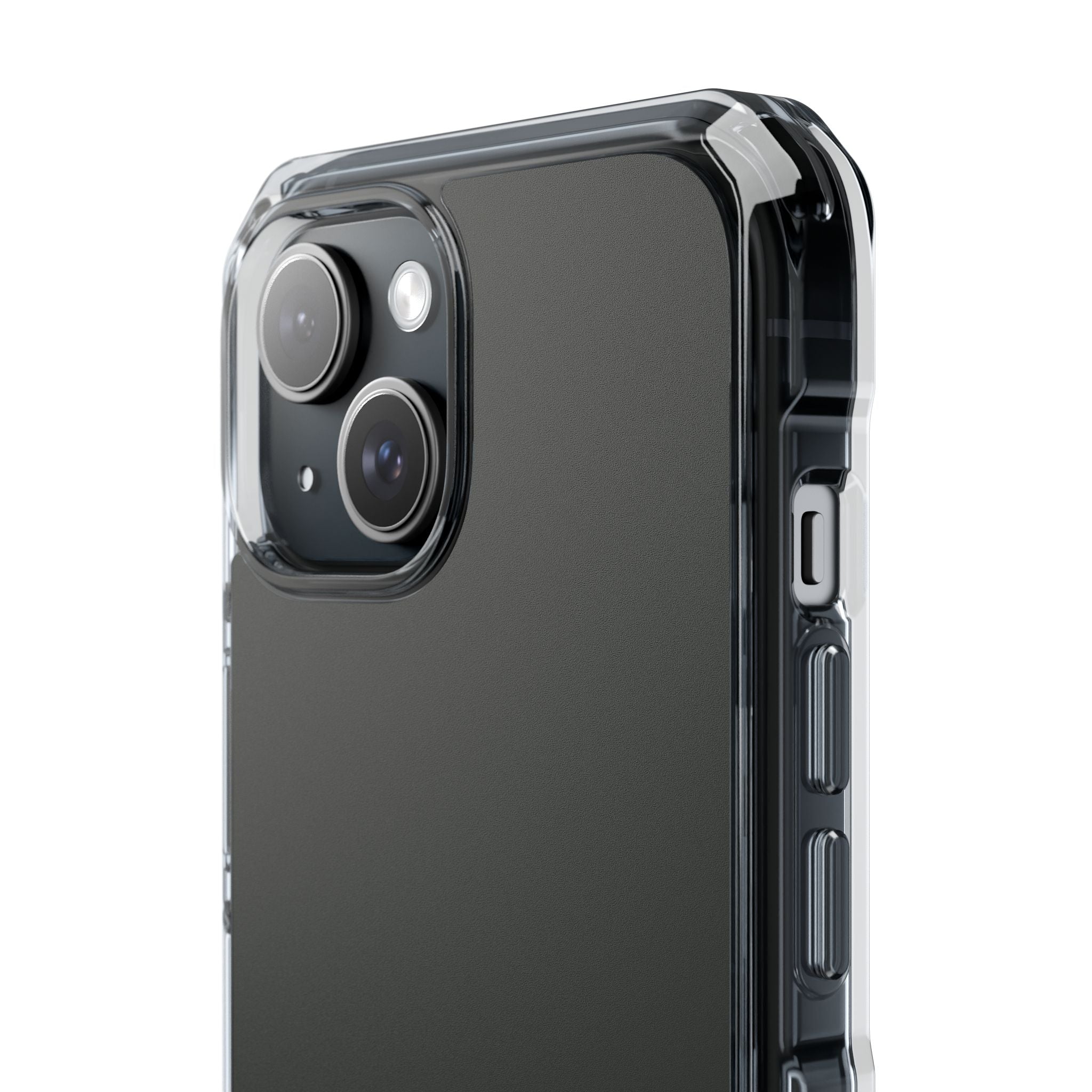 Onyx Black - Clear Impact iPhone 15 Phone Case