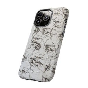 Ethereal Faces | Protective Phone Case for iPhone