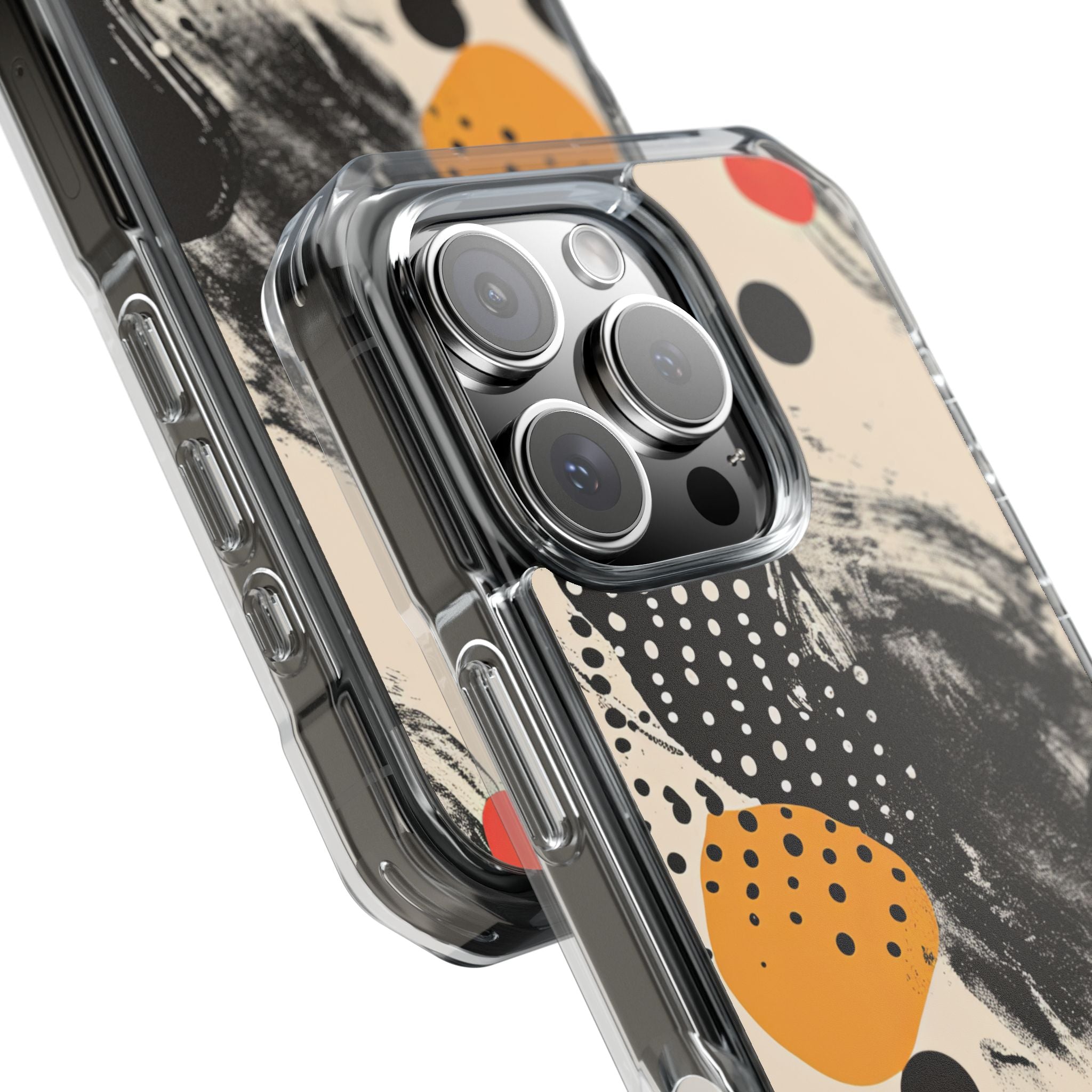 Swirl Chaos Geometry iPhone 16 - Impact Clear+