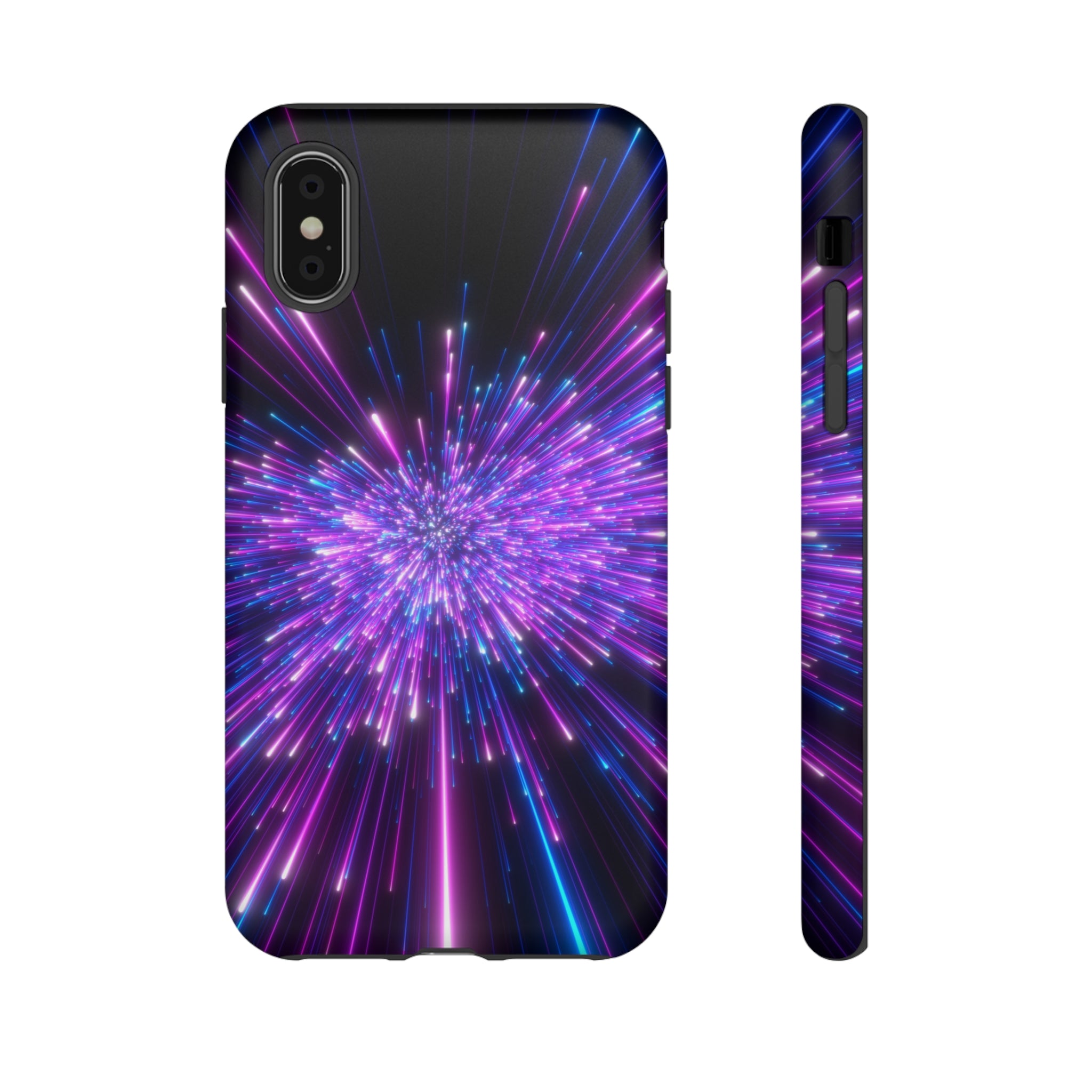 Speed of light in Galaxy iPhone Case (Protective) iPhone X Matte Phone Case