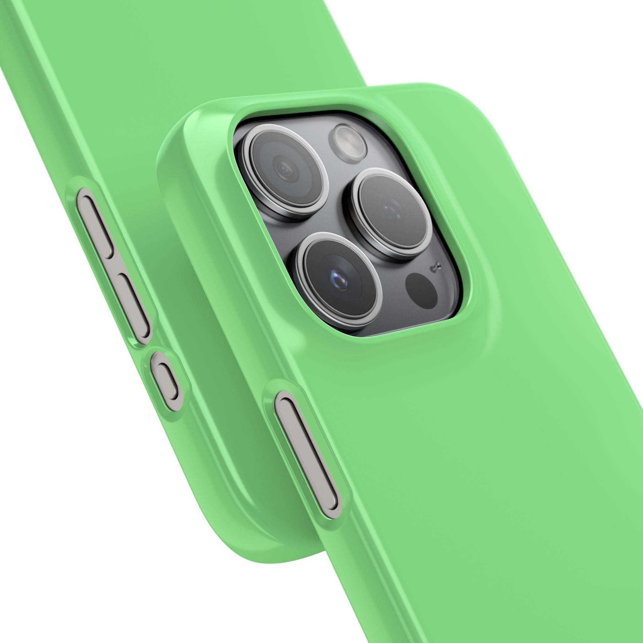 Light Green iPhone 15 - Slim Phone Case