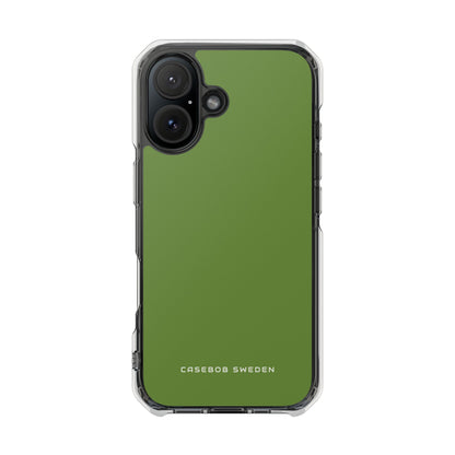 Olive Drab iPhone 16 - Clear Impact Phone Case