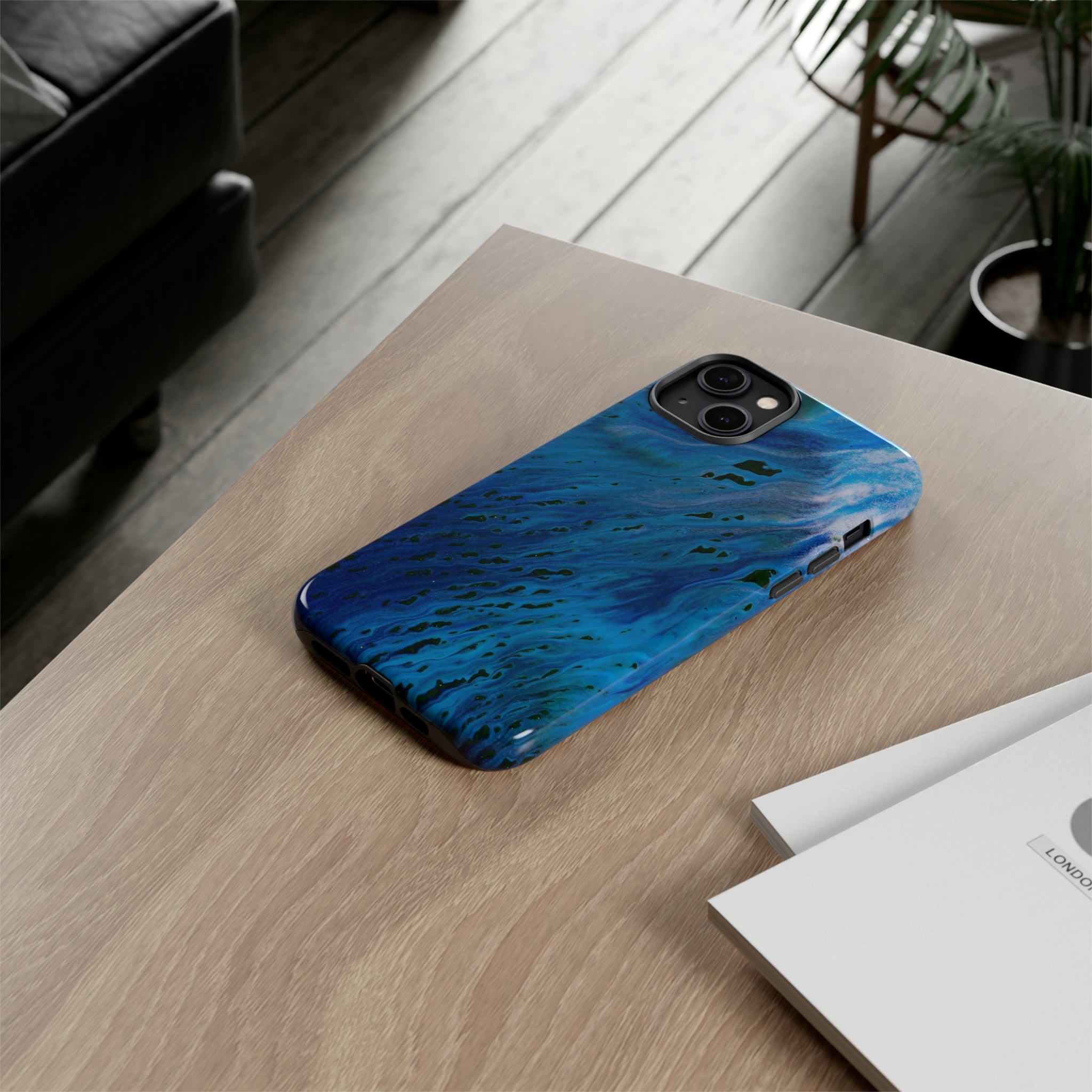 Blue River Ink Art - Protective Phone Case