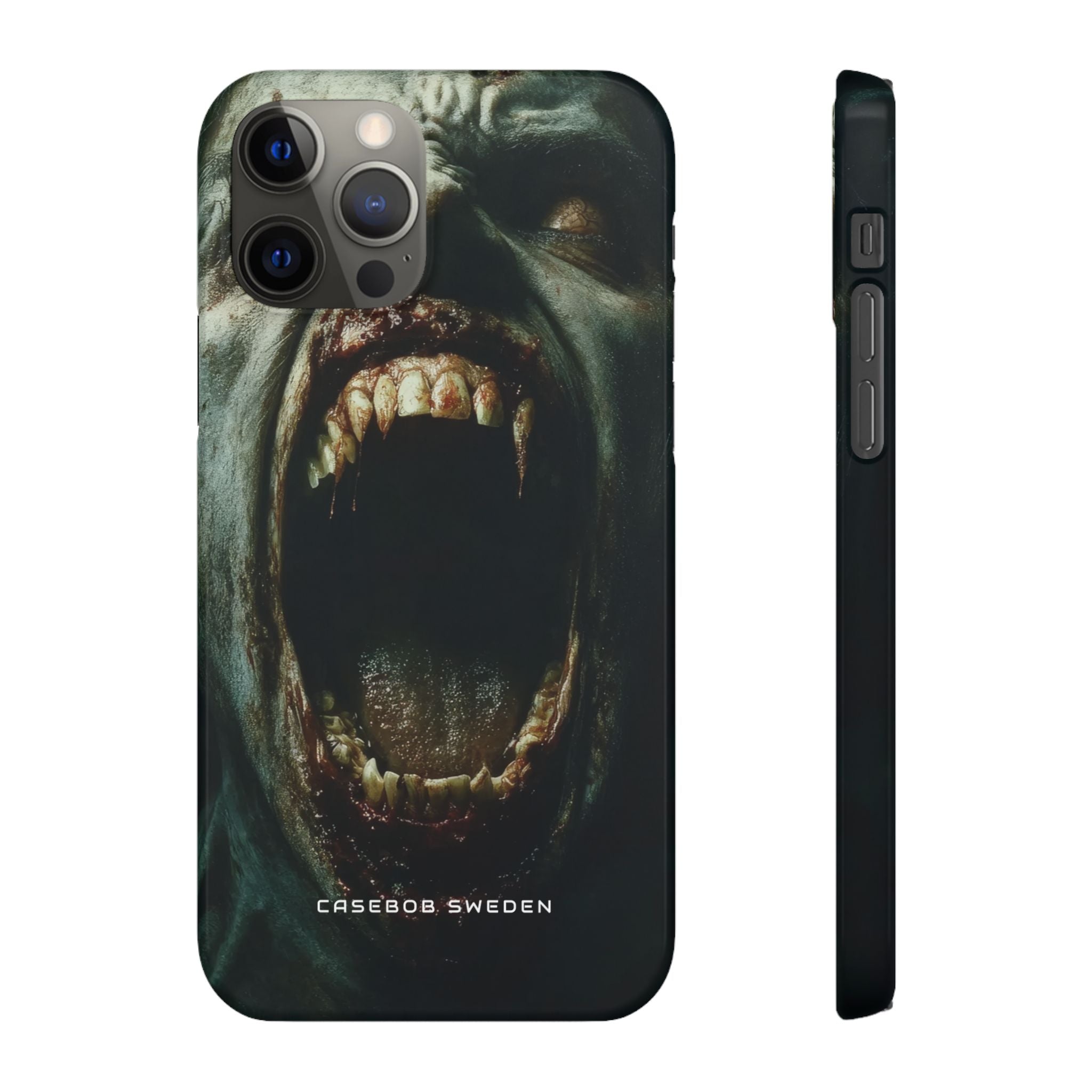 Gothic Wail of Decay iPhone 12 - Slim Phone Case