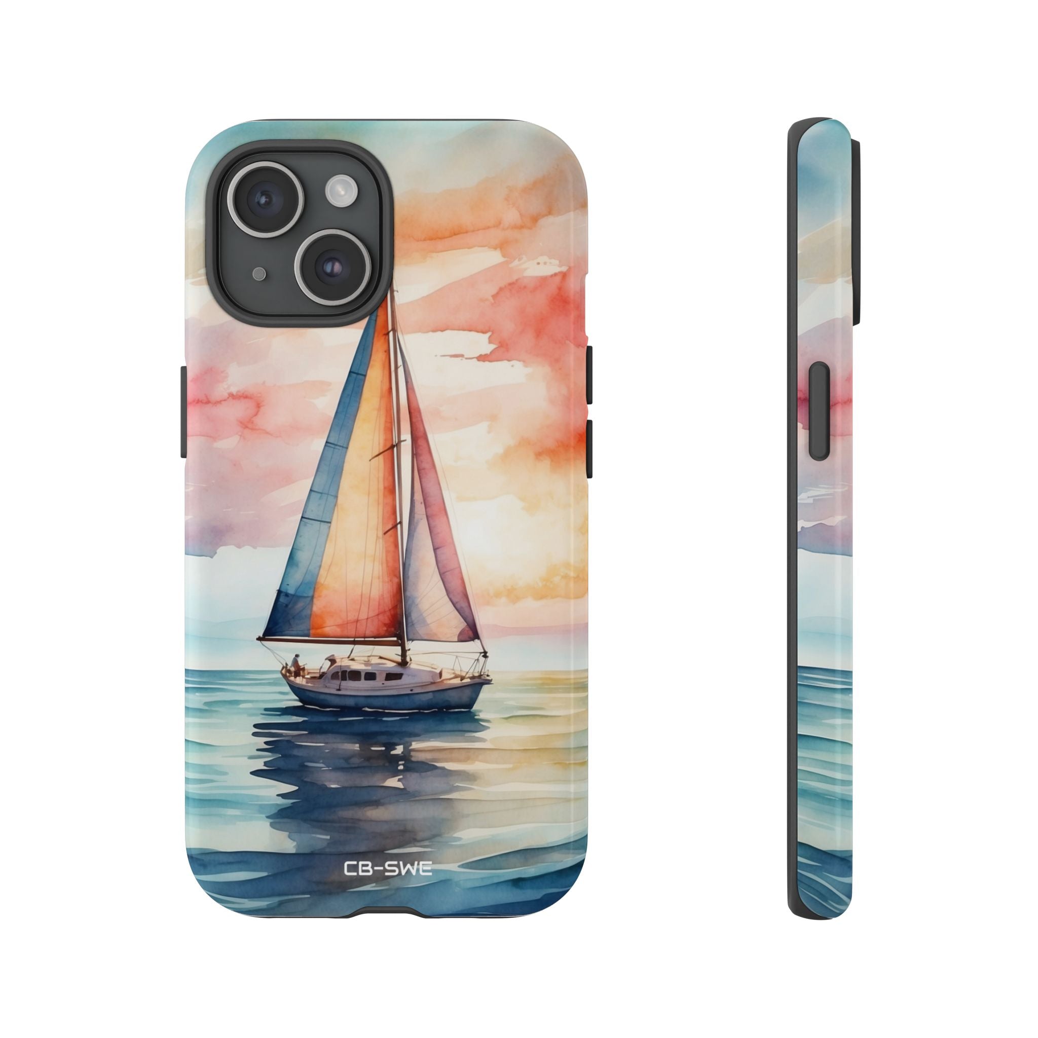 Sailboat Glides Calm - iPhone Case