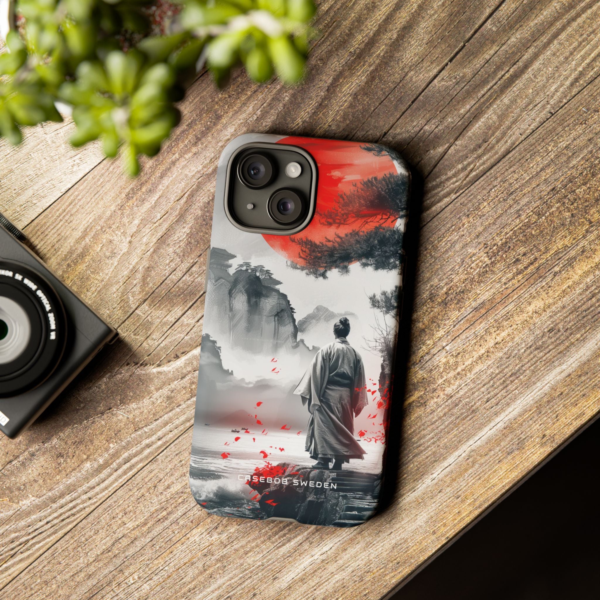 Zen Harmony: Japanese Serenity in Motion iPhone 15 - Tough Phone Case