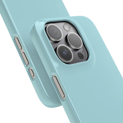 Powder Blue iPhone 15 - Slim Phone Case