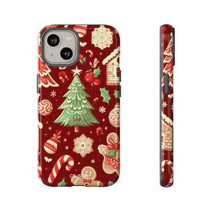Gingerbread Smiles Shine - iPhone Case