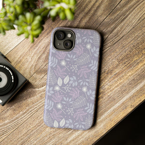 Purple Mona Leaf - Protective Phone Case