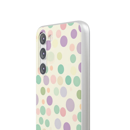 Playful Pastel Polka Dots - Flexi Samsung S23 Phone Case