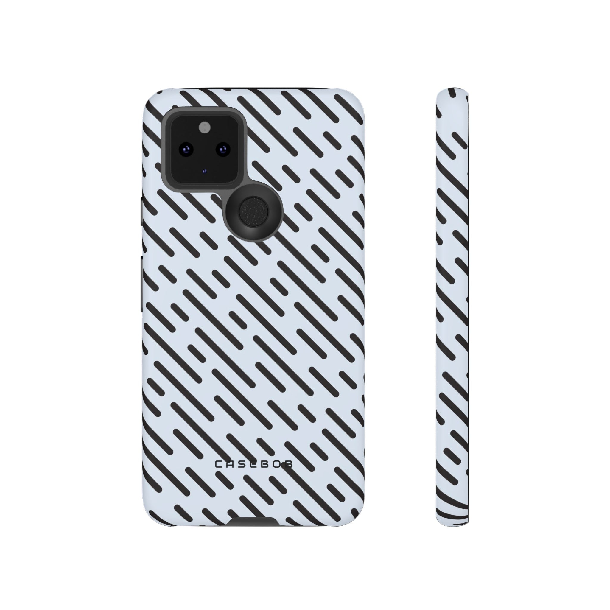 Monochrome Dash - Protective Phone Case