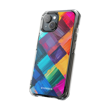 Pantone Spectrum Pattern - Clear Impact Case for iPhone