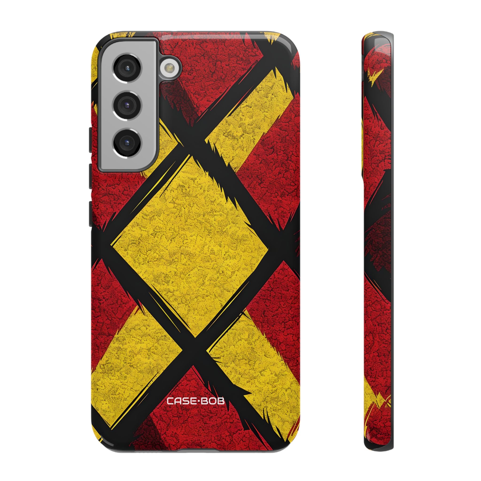 Vibrant Geometric Diamonds Samsung S22+ Case • Tough
